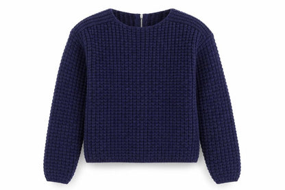 Womens UK Size 10 New Look Blue Pullover Jumper