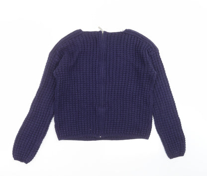 Womens UK Size 10 New Look Blue Pullover Jumper
