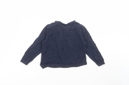H&M Girls Blue   Cardigan Jumper Size 18-24 Months