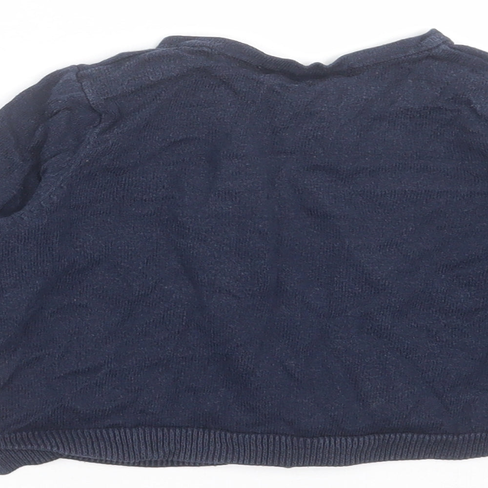 H&M Girls Blue   Cardigan Jumper Size 18-24 Months