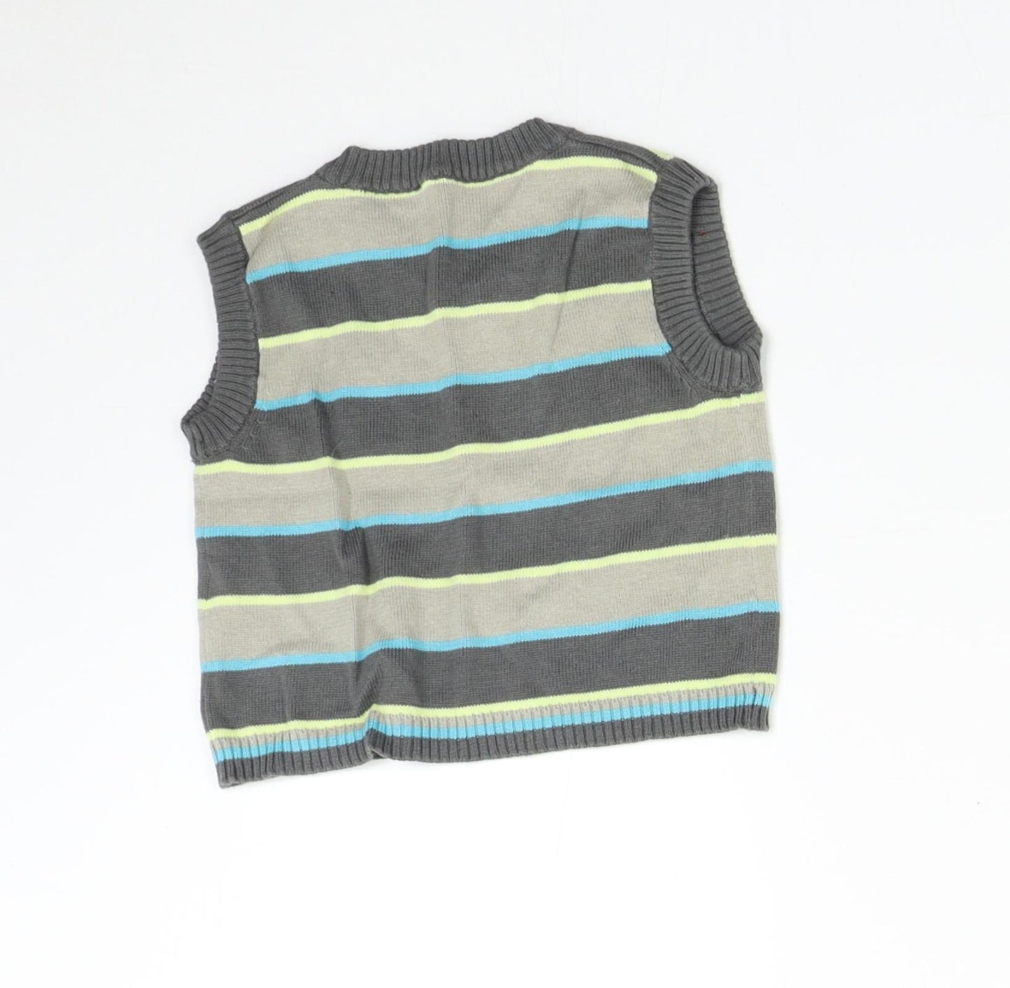 Geeorge Baby Multicoloured Striped Knit Pullover Jumper Size 3-6 Months