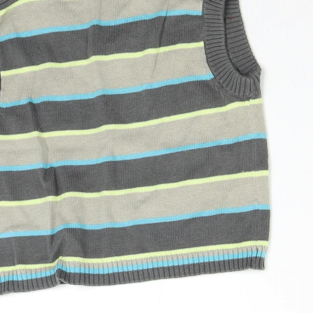 Geeorge Baby Multicoloured Striped Knit Pullover Jumper Size 3-6 Months