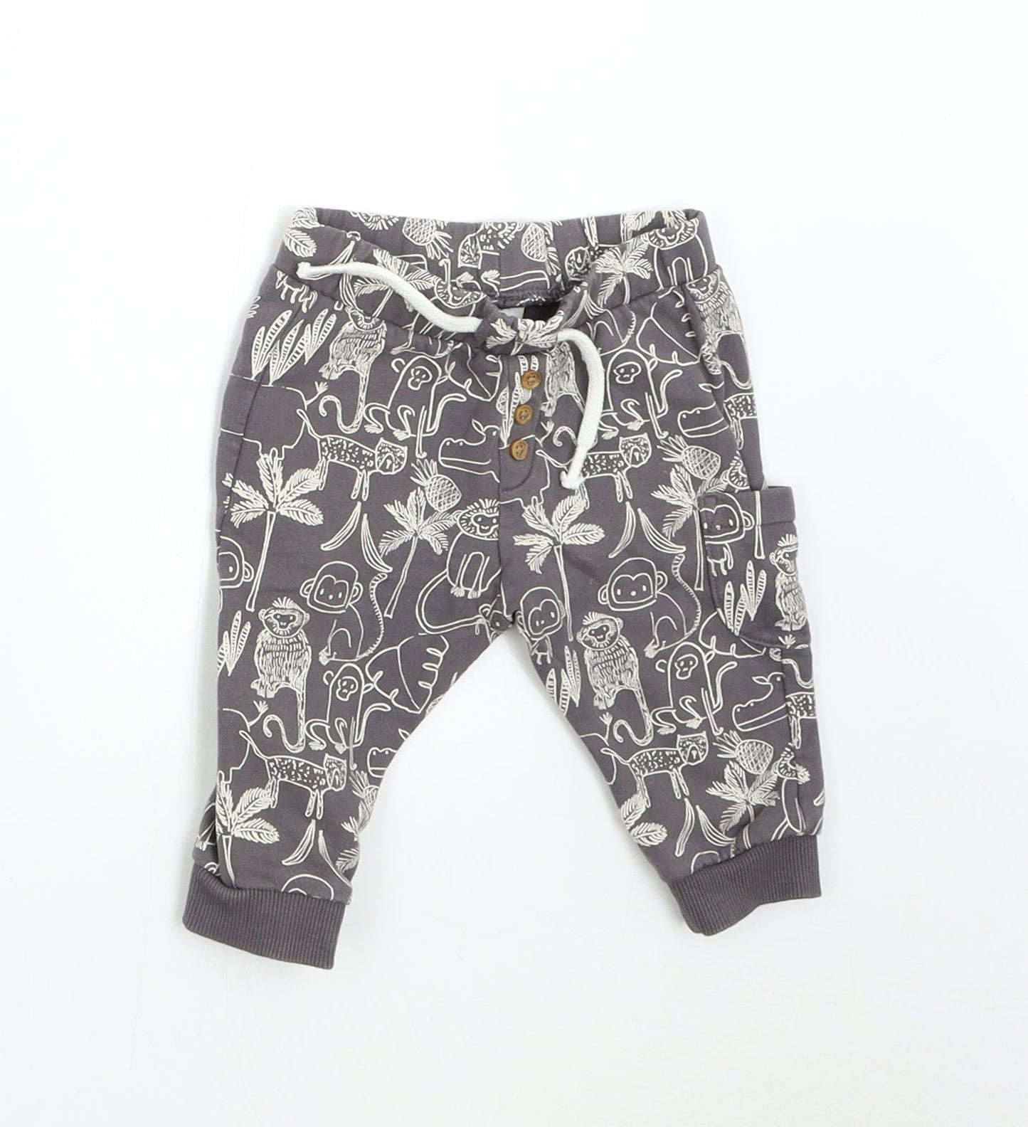 M&S Baby Grey   Sweatpants Trousers Size 3-6 Months