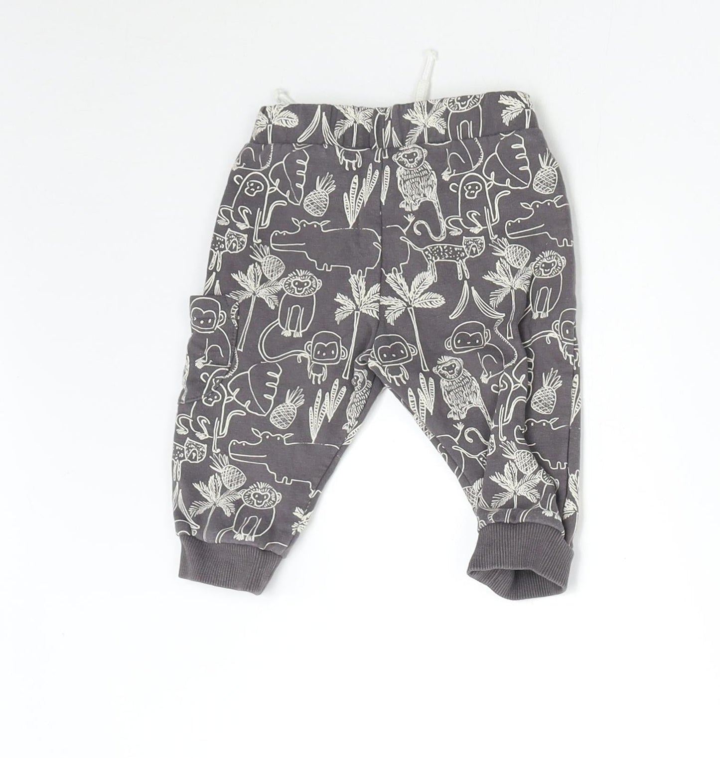 M&S Baby Grey   Sweatpants Trousers Size 3-6 Months