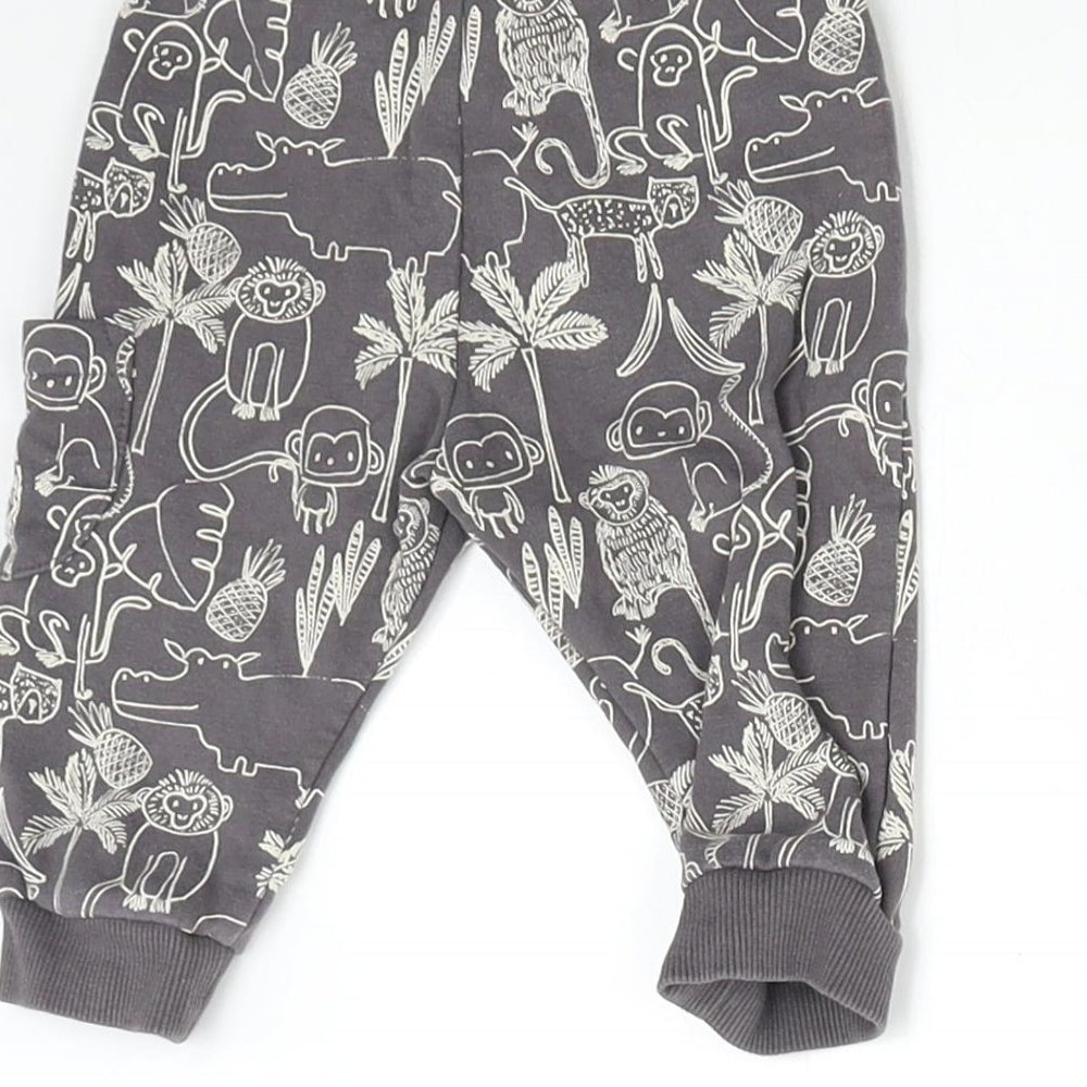 M&S Baby Grey   Sweatpants Trousers Size 3-6 Months