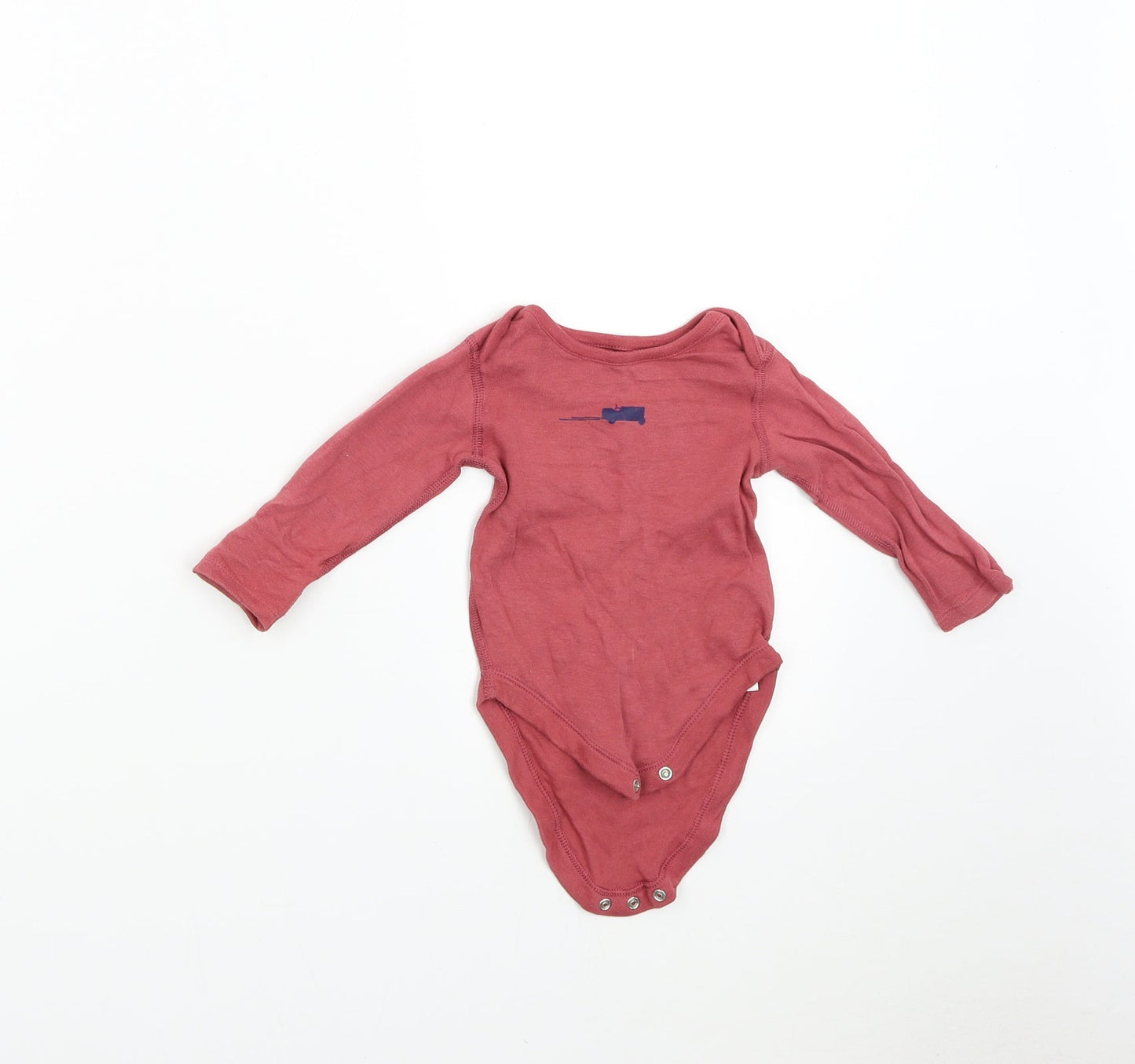 M&S Baby Red   Babygrow One-Piece Size 3-6 Months
