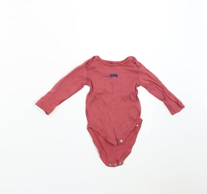 M&S Baby Red   Babygrow One-Piece Size 3-6 Months
