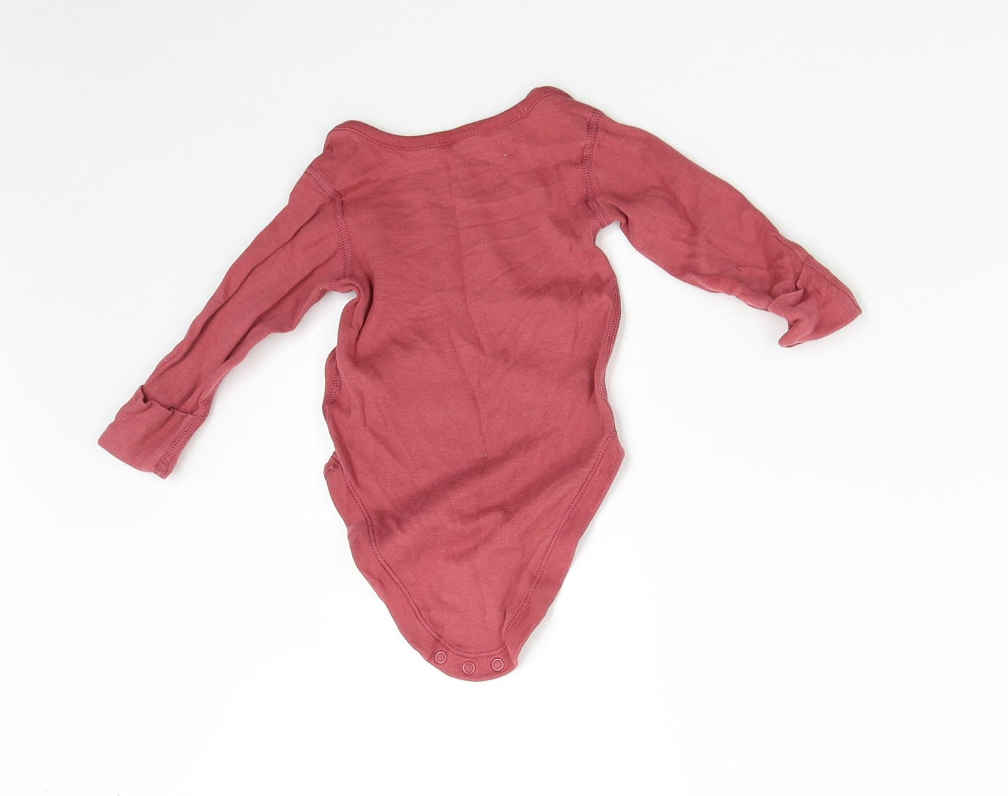 M&S Baby Red   Babygrow One-Piece Size 3-6 Months