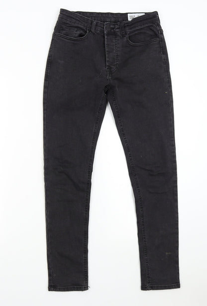 Primark Womens Black  Denim Skinny Jeans Size 28 L29 in