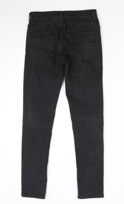 Primark Womens Black  Denim Skinny Jeans Size 28 L29 in