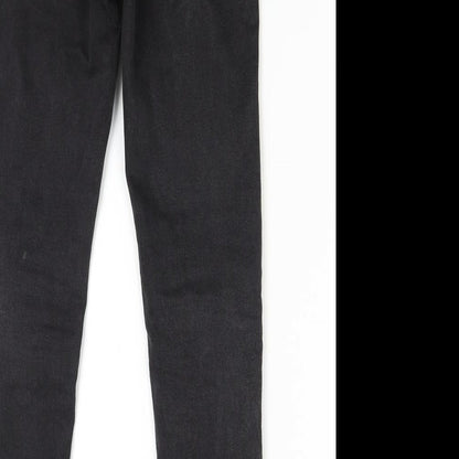 Primark Womens Black  Denim Skinny Jeans Size 28 L29 in