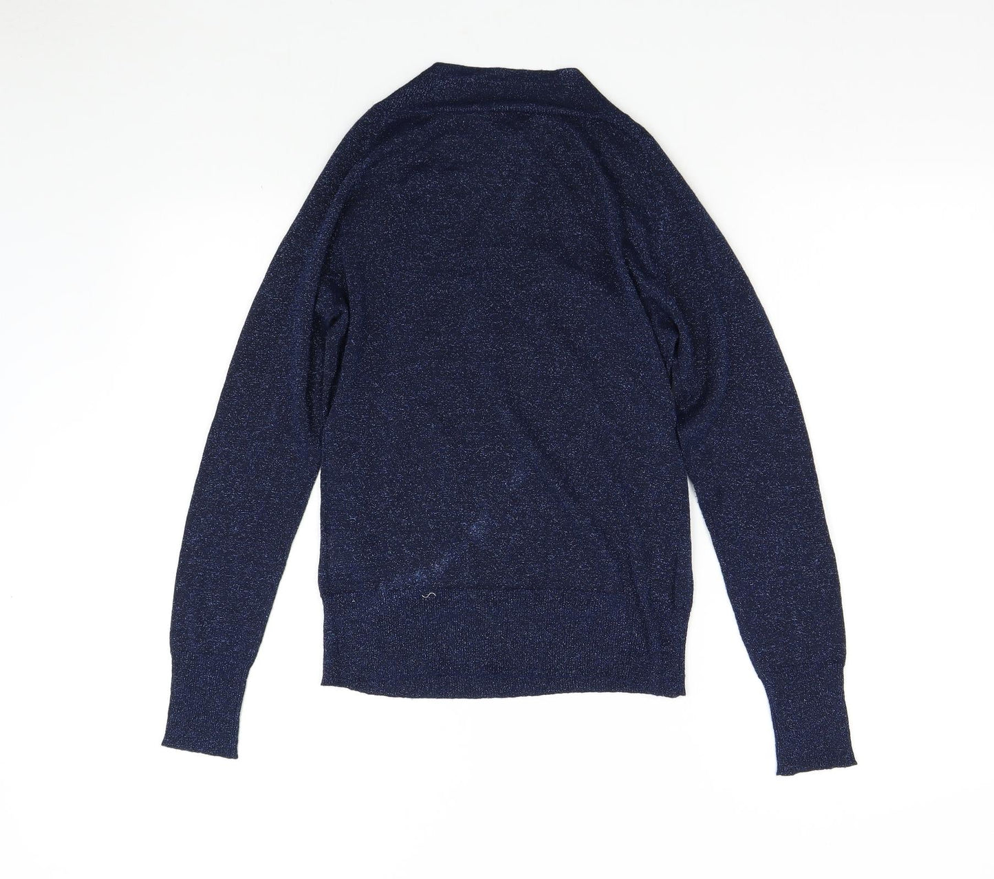 Womens UK Size M Reflections Blue Pullover Jumper