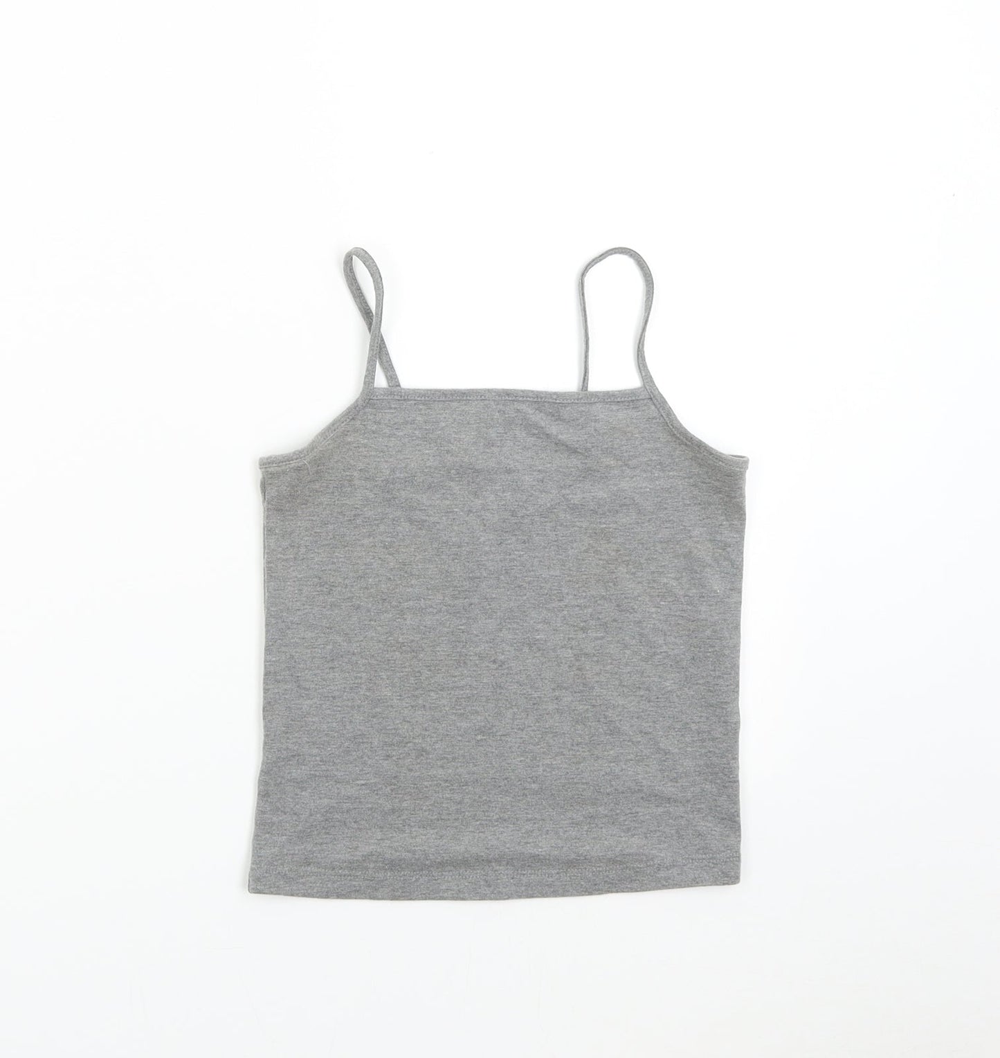 Womens UK Size XS Wild Fable Grey Basic Tank