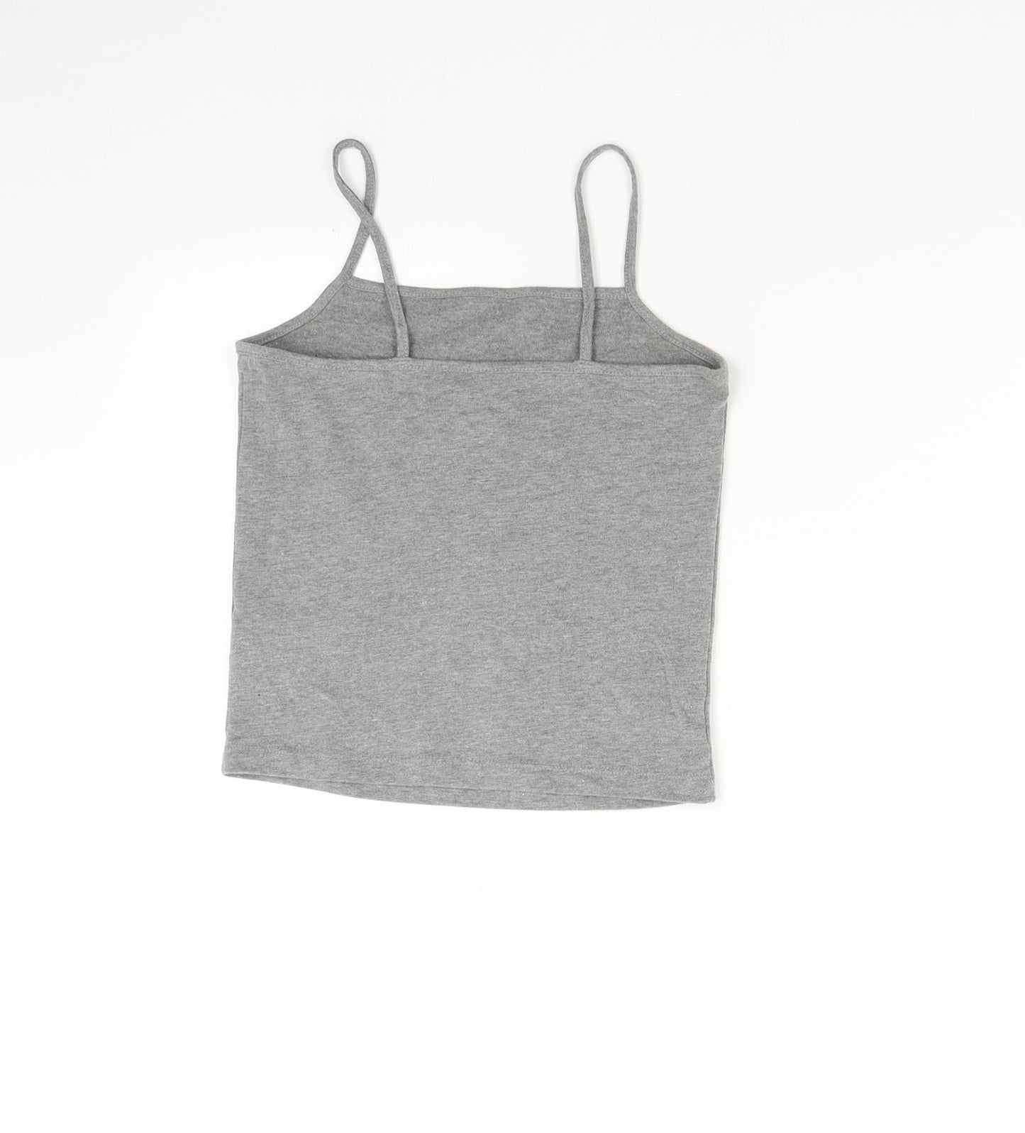 Womens UK Size XS Wild Fable Grey Basic Tank