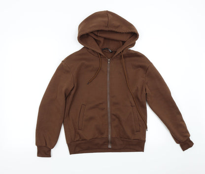 SheIn Womens Brown   Full Zip Hoodie Size XS