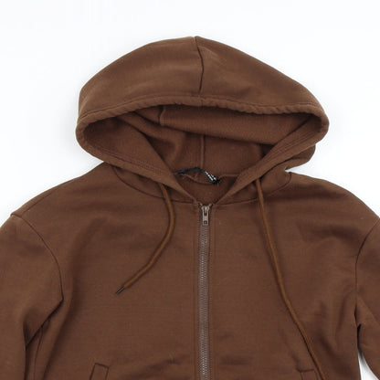 SheIn Womens Brown   Full Zip Hoodie Size XS