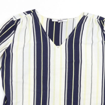 Womens UK Size 10 NEXT Multicoloured Tunic Blouse