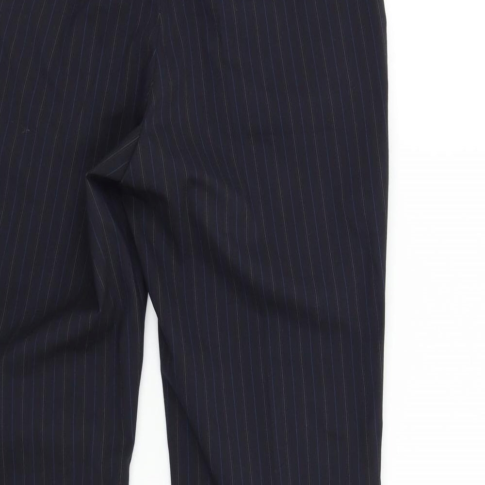 Karl Jackson Womens Blue Striped  Trousers  Size 32 L26 in - Short