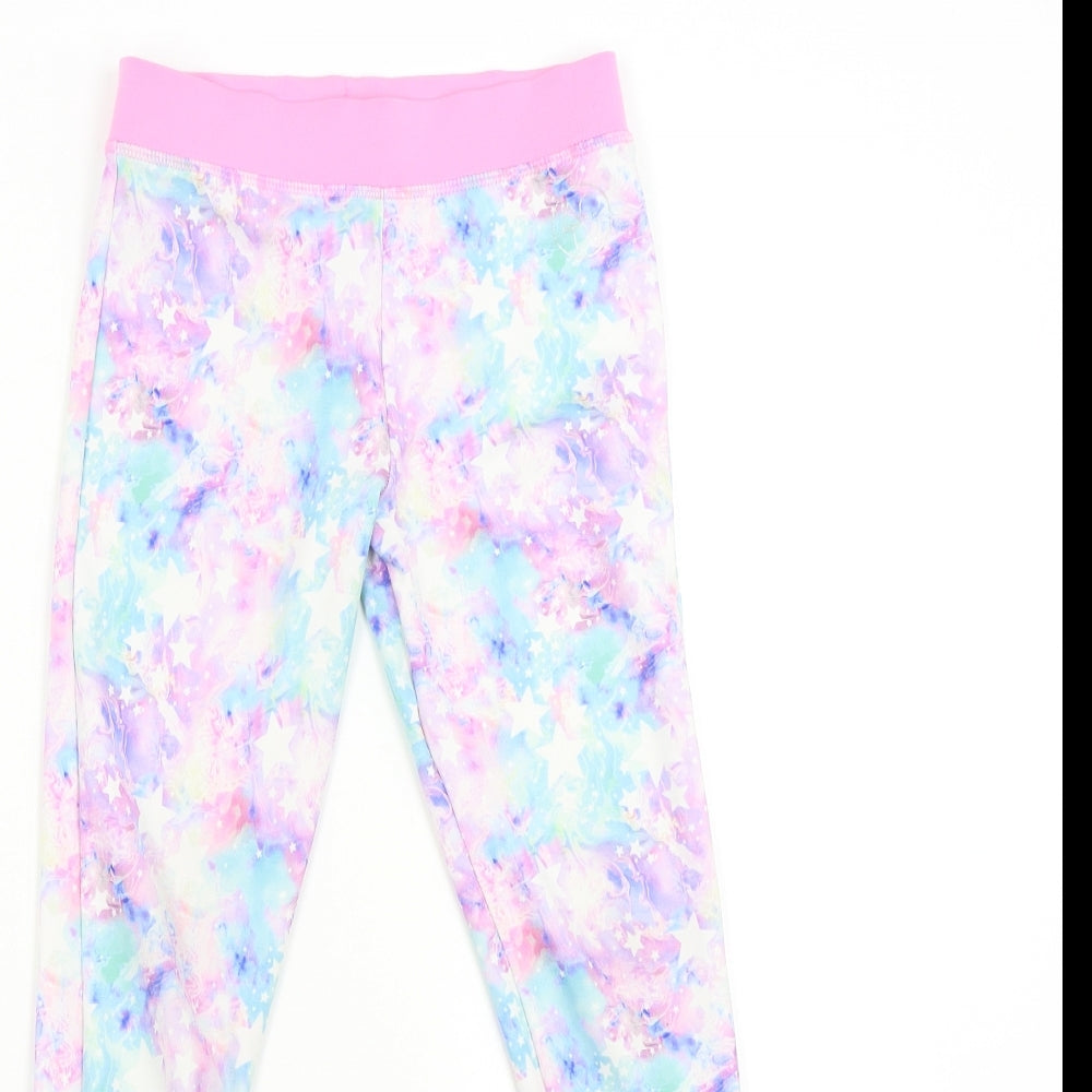TU Girls Pink   Jogger Trousers Size 9 Months
