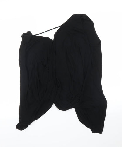 Womens UK Size 10 River Island Black Basic Blouse