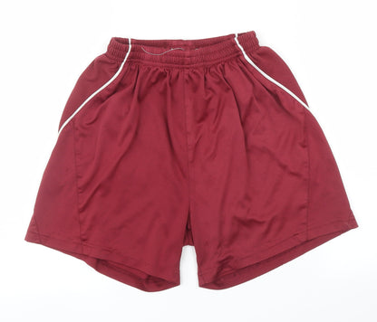 Preworn Boys Purple   Sweat Shorts Size 8 Years