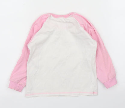 Preworn Girls Pink   Basic T-Shirt Size 2 Years