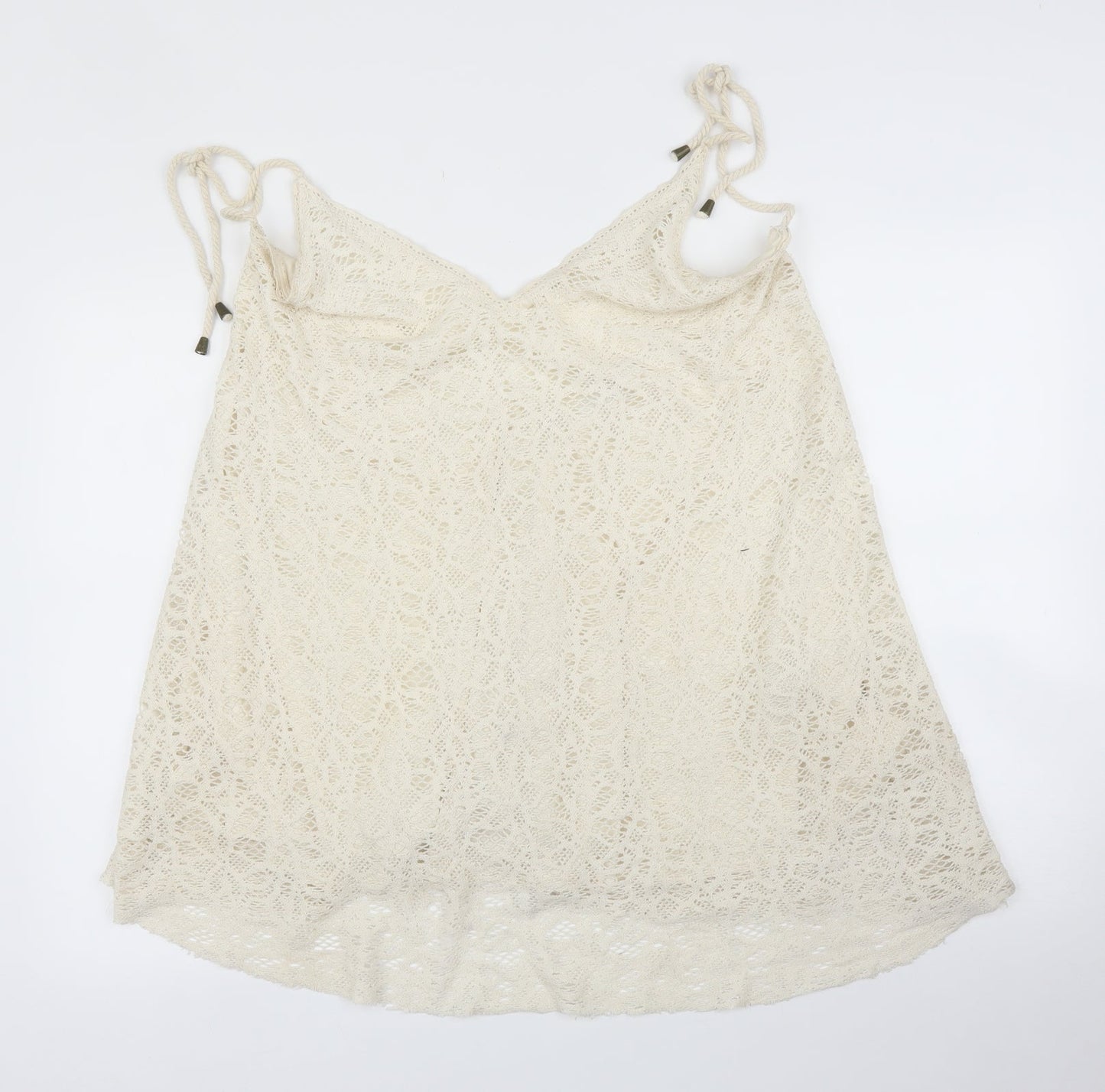 Womens UK Size L Pull&Bear Ivory Camisole Blouse