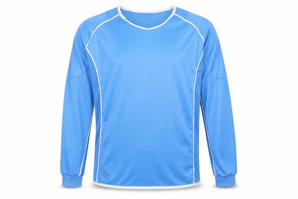 Front view of Edallion boys’ blue basic t-shirt, size 13-14, years - football