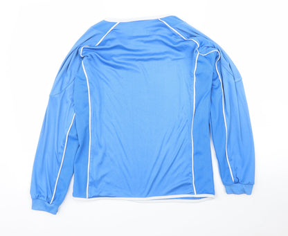 Edallion Boys Blue   Basic T-Shirt Size 13-14 Years  - Football