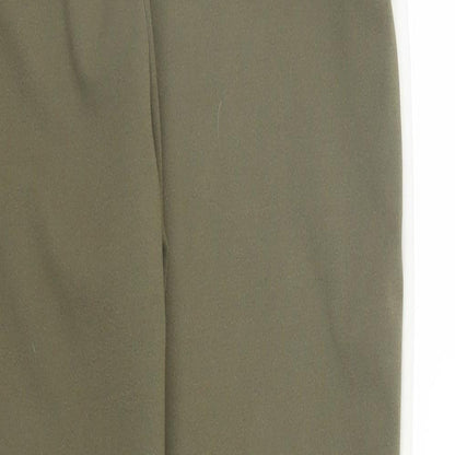 Womens UK Size 8 PRETTYLITTLETHING Regular Fit Sweatpants Green Trousers