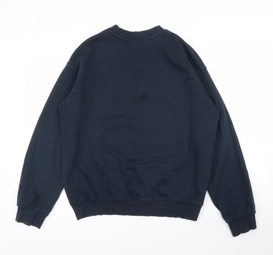 Womens UK Size M H&M Blue Pullover Jumper