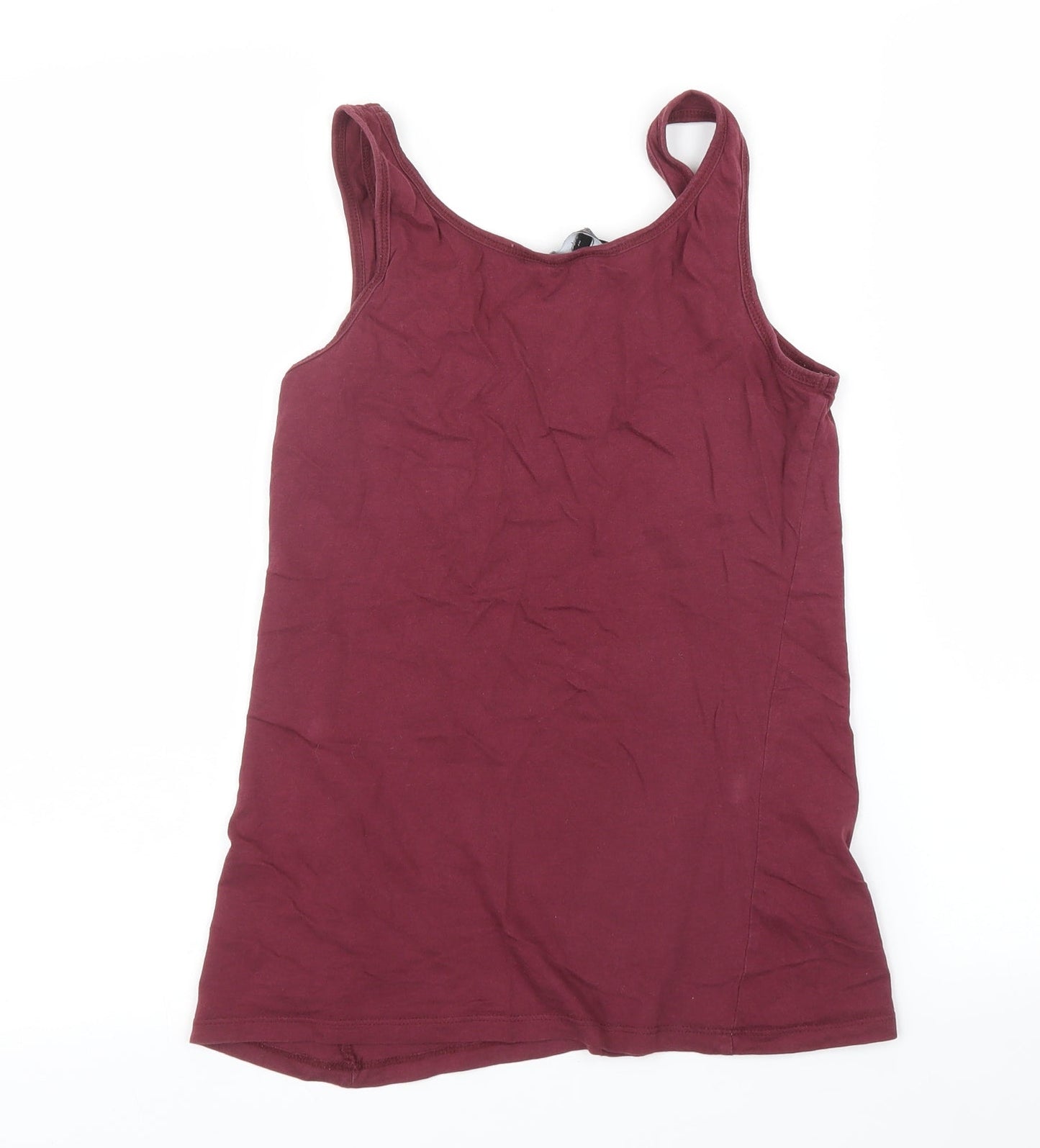 Womens UK Size 10 New Look Purple Basic Tank