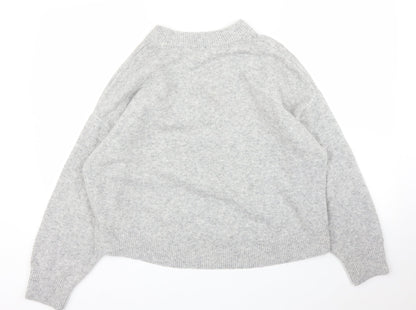 Womens UK Size M H&M Grey Pullover Jumper
