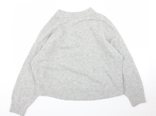 Womens UK Size M H&M Grey Pullover Jumper