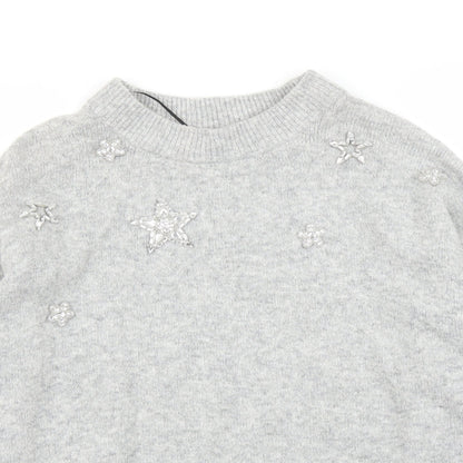 Womens UK Size M H&M Grey Pullover Jumper