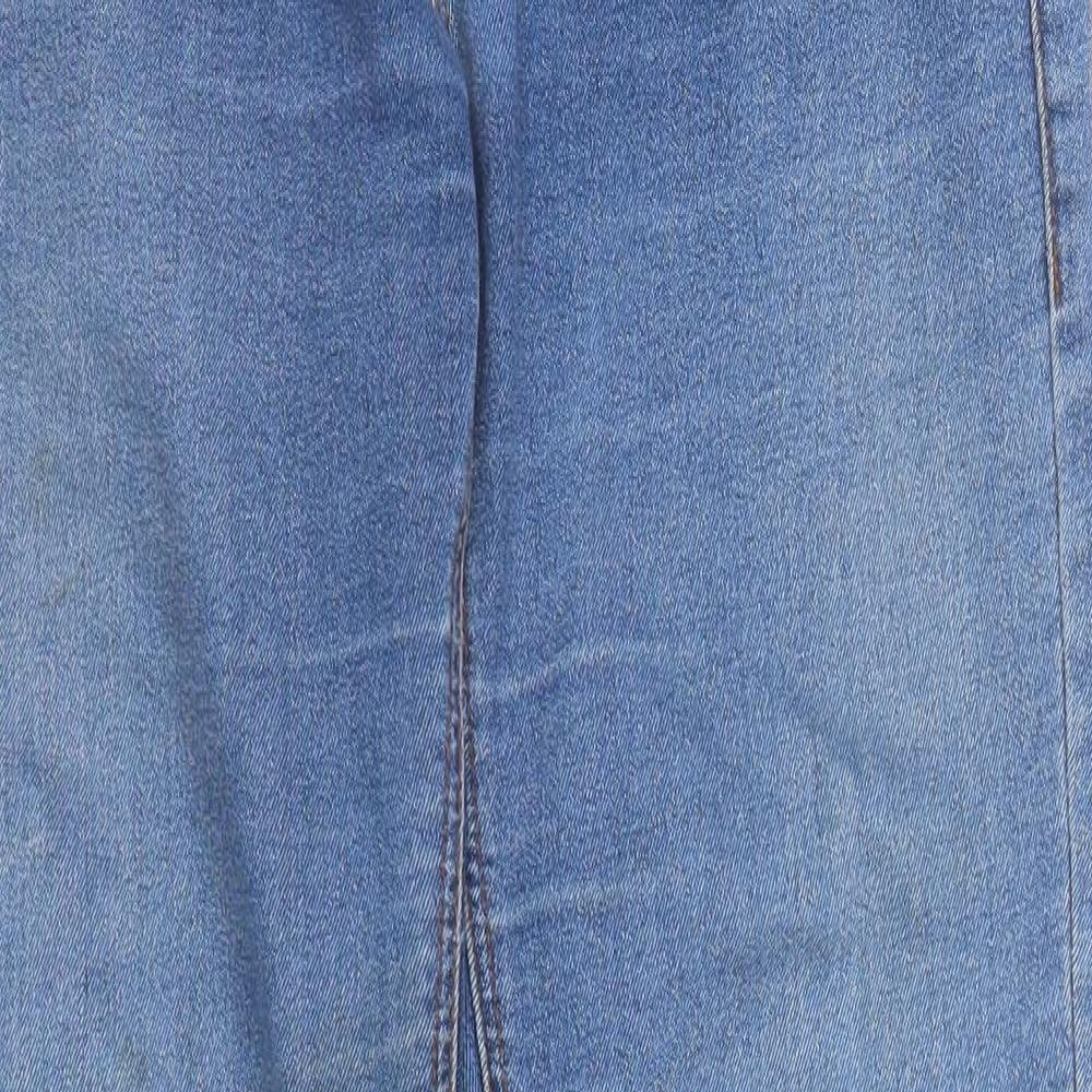 Pull&Bear Womens Blue  Denim Skinny Jeans Size 8 L27 in