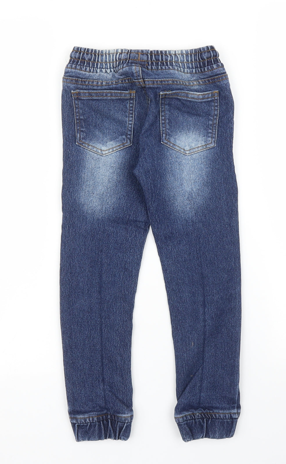 Little Kids Girls Blue  Denim Tapered Jeans Size 5 Years