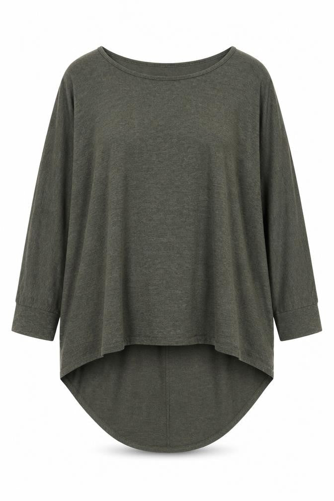 Womens UK Size S New Look Green Basic Blouse