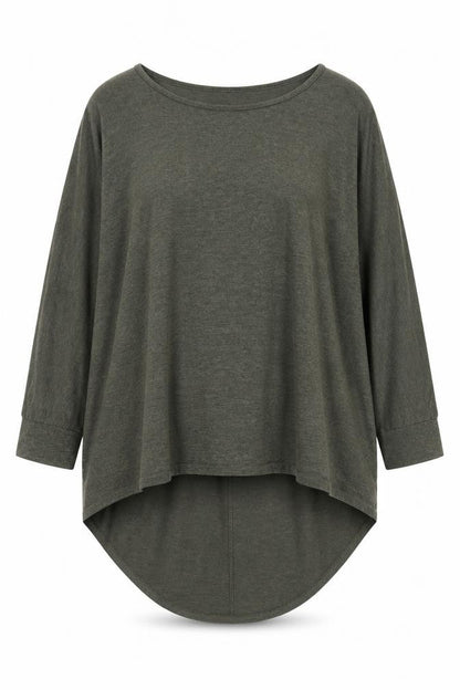 Womens UK Size S New Look Green Basic Blouse