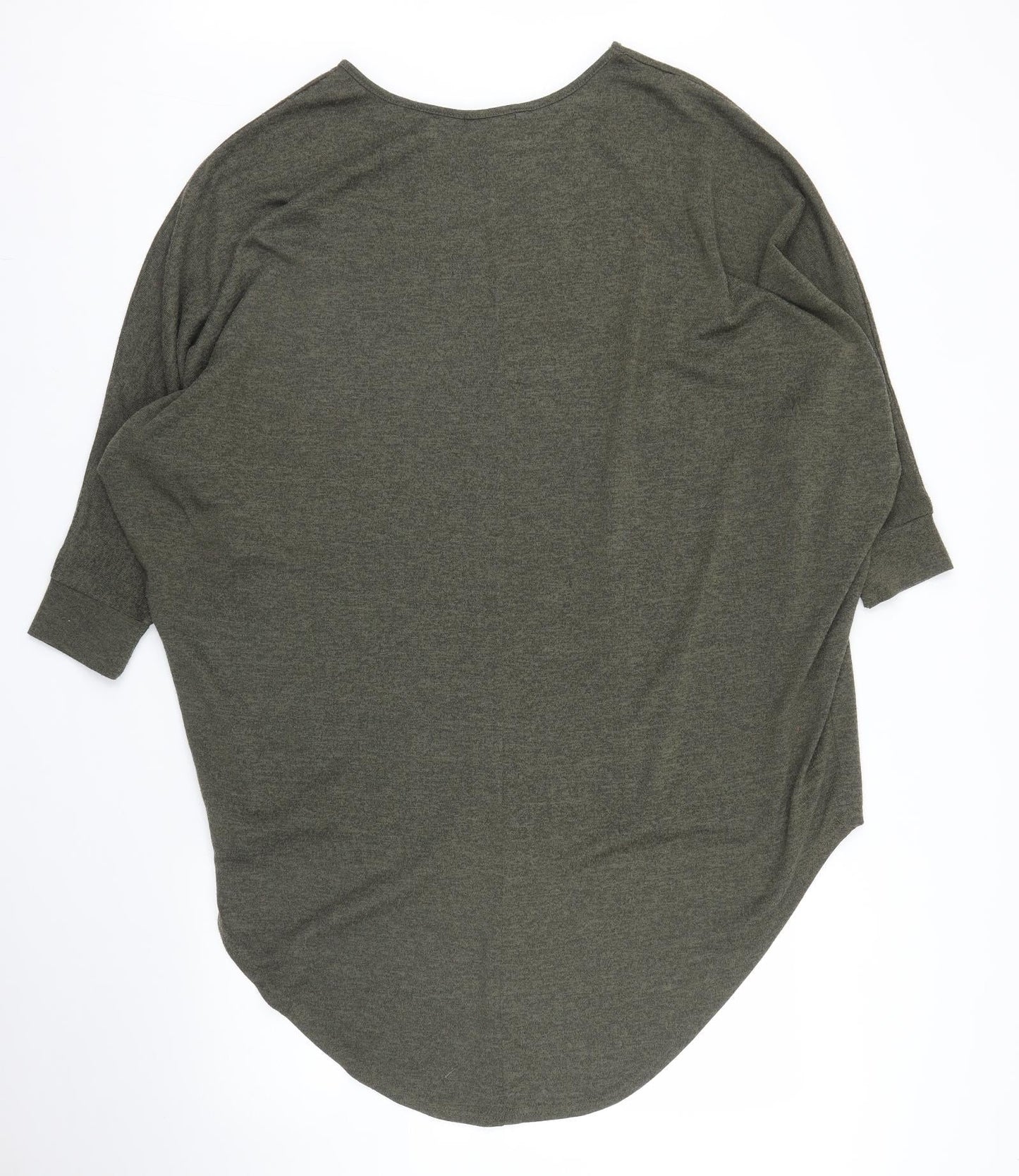 Womens UK Size S New Look Green Basic Blouse