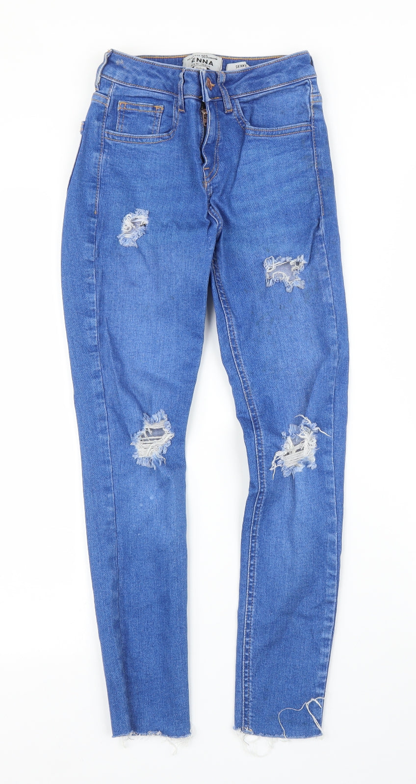 New Look Girls Blue  Denim Skinny Jeans Size 11 Years