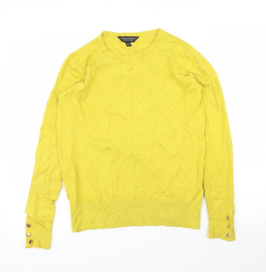 Womens UK Size 12 Dorothy Perkins Yellow Pullover Jumper