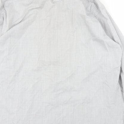 St Michael Mens Grey    Button-Up Size 15.5