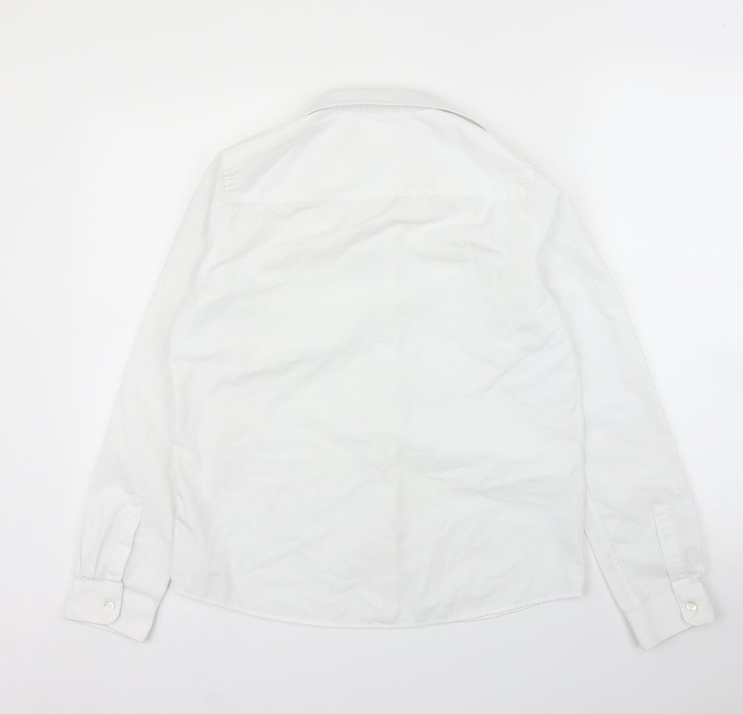 F&F Girls White   Basic Button-Up Size 12 Years