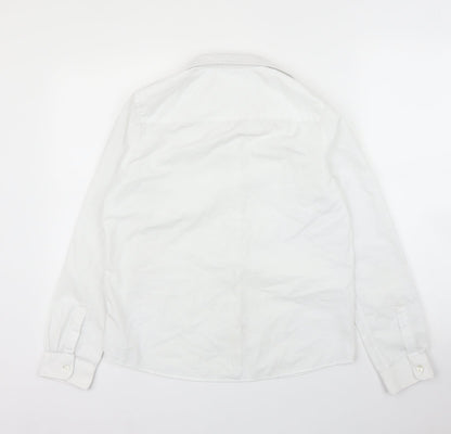 F&F Girls White   Basic Button-Up Size 12 Years