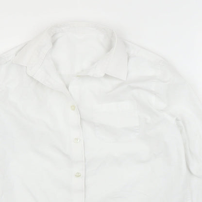 F&F Girls White   Basic Button-Up Size 12 Years