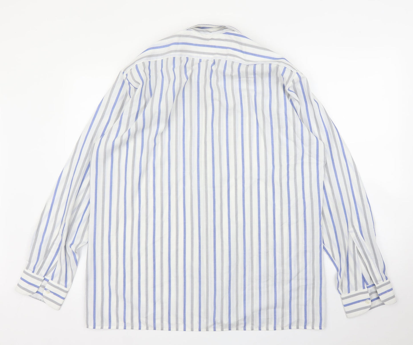 Mens UK Size L Peter England White  Button-Up Long Sleeve Casual Shirt