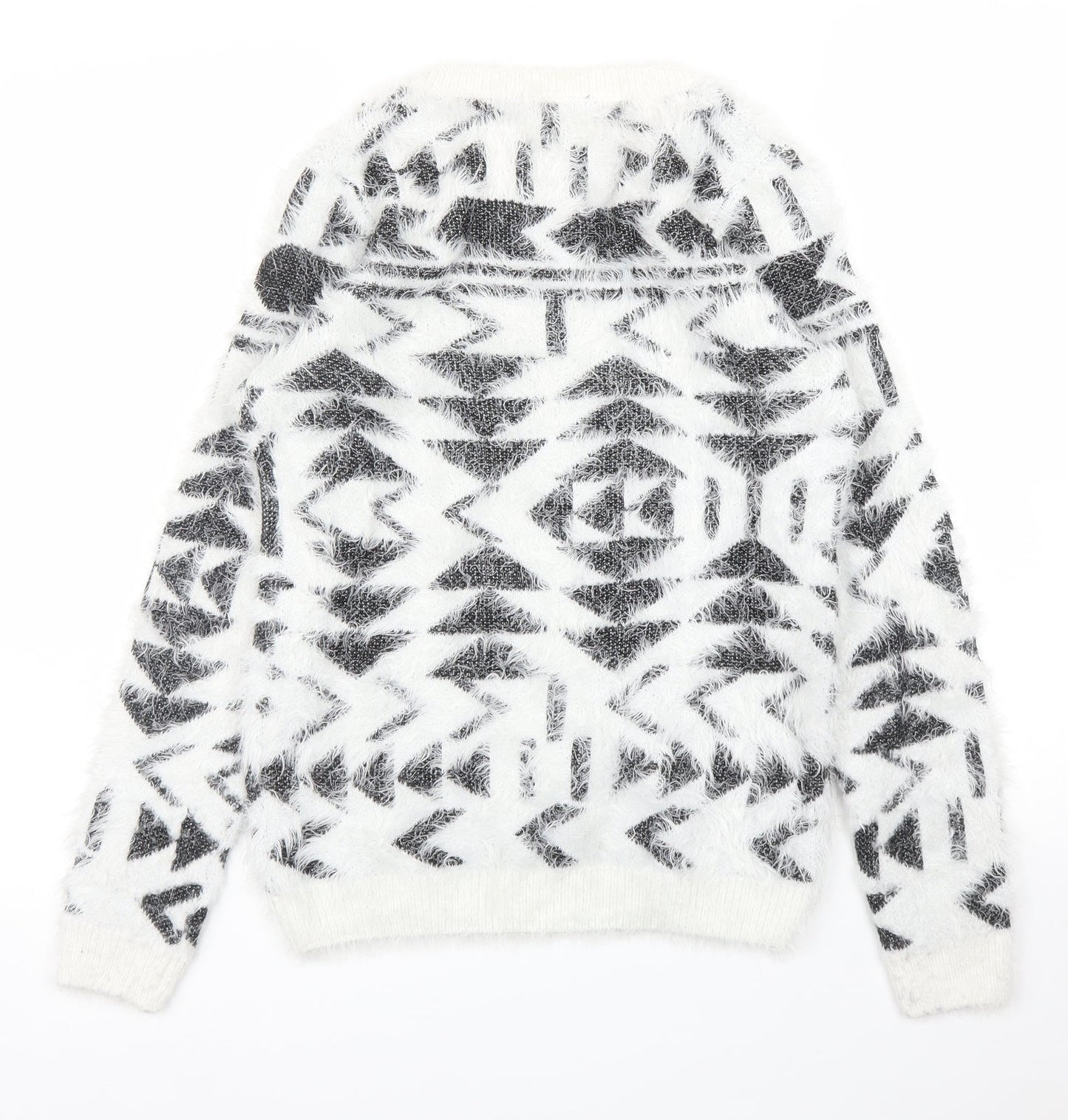 Womens UK Size XS ESMARA White Pullover Jumper