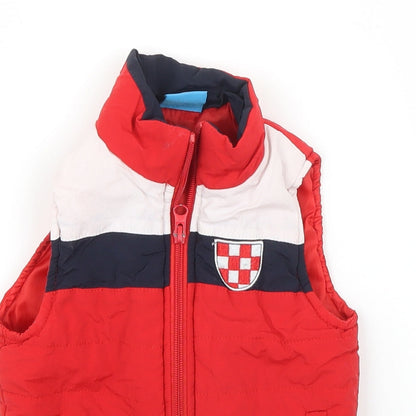 Sweet & Soft Baby Red   Gilet Jacket Size 18 Months