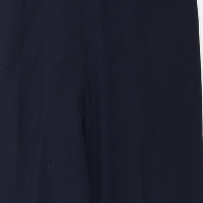 Womens UK Size 14 julipa Regular Fit  Blue Trousers
